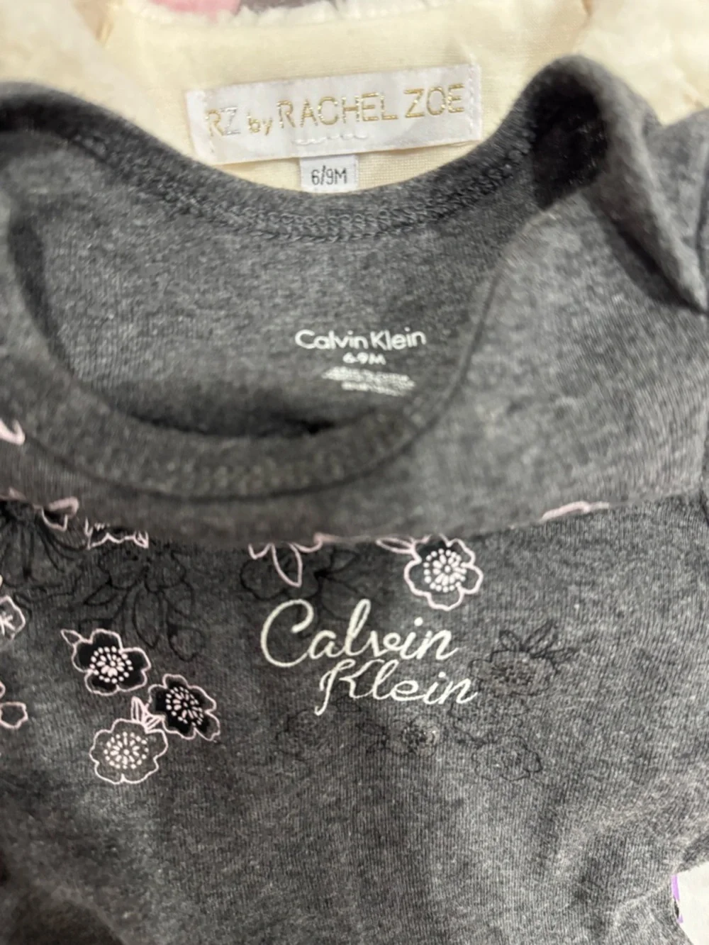 10 pcs Baby Girls Mixed Clothing Lot - zara Calvin Klein Disney gerber gap and m